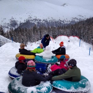 Snow tubing fun - Keystone, CO